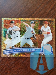2011 Topps Cognac Diamond Anniversary #82 Johnson Wainwright Halladay